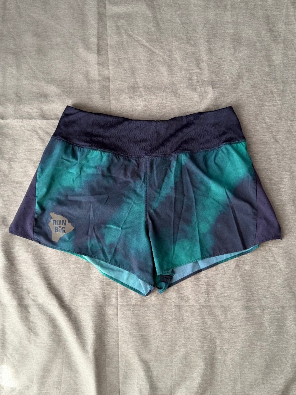 W's Rabbit 2.5" Running Shorts - XS - Navy Sunwash Pattern - Run Big